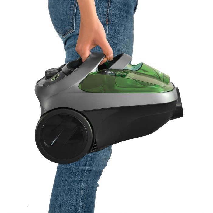 Bagless canister vacuum cleaner - SENCOR - SVC 1016GR - 800 W - 80 dB - 1.5 L - Black / Green