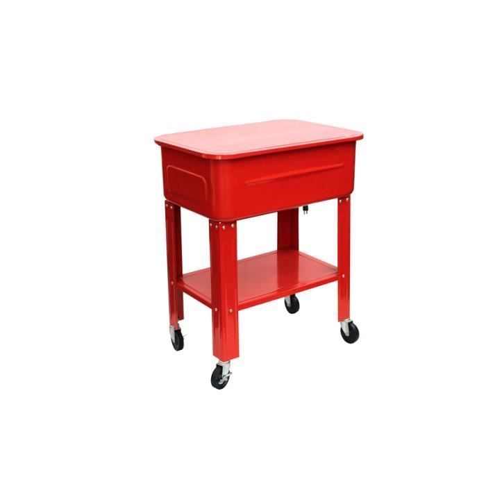 Fontaine de nettoyage d'atelier électrique - VARAN - 76L - Filtre lavable - Roulettes