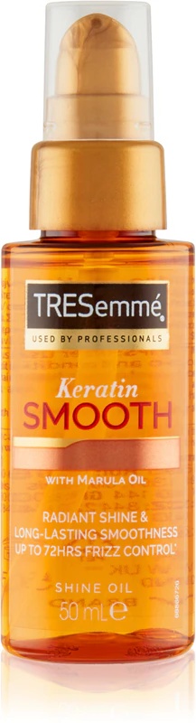 TRESemmé Keratin Smooth izlīdzinošā eļļa spīdīgiem un mīkstiem matiem