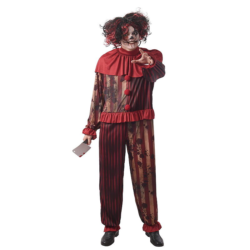 Aå Halloween-Kostüm Größe M/L Gruselclown