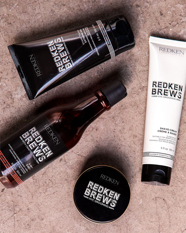 Šampón, kondicionér a sprchový gél Redken Brews 3 v 1