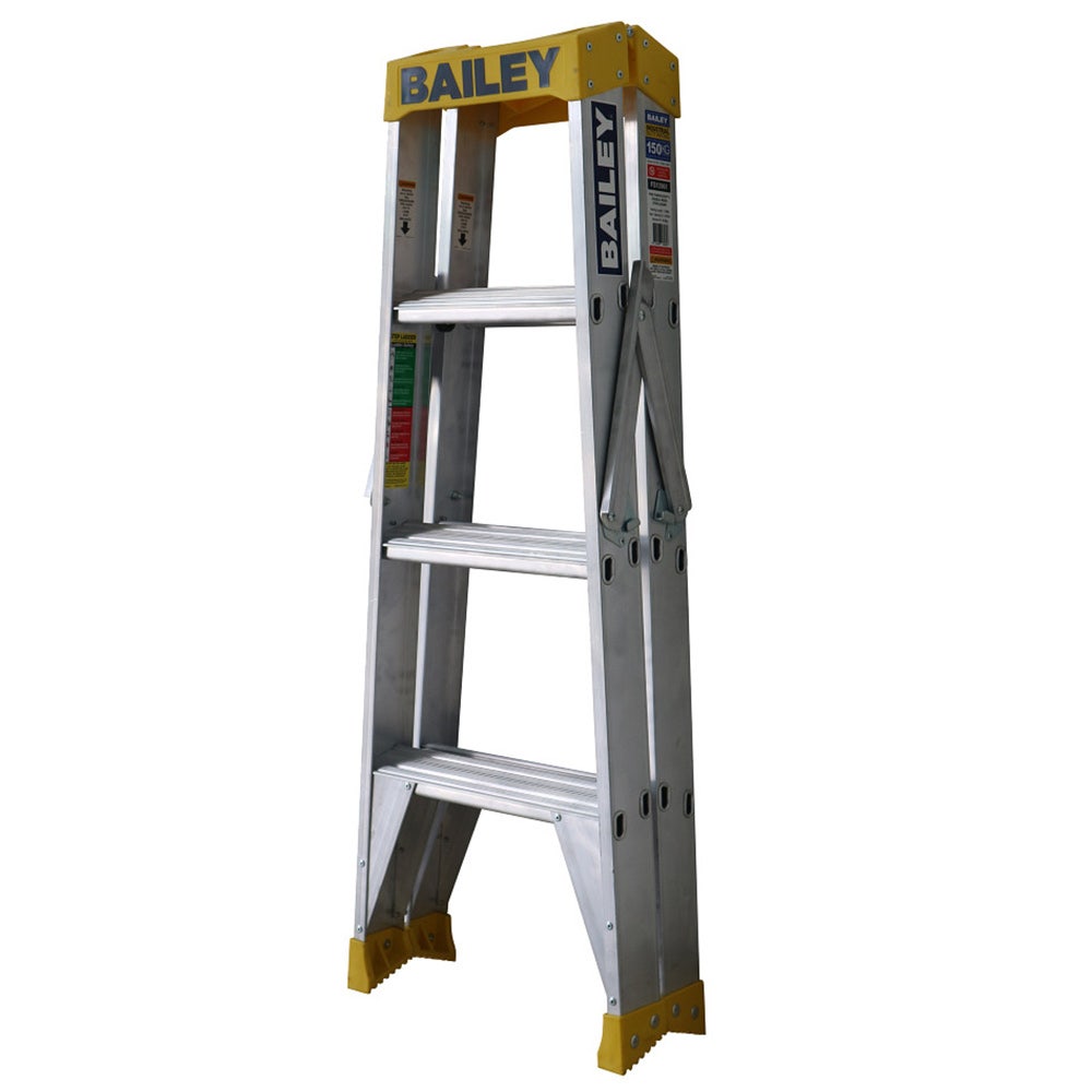 Escada dupla BAILEY 1,2 m 150 kg 4 degraus Pro FS13961