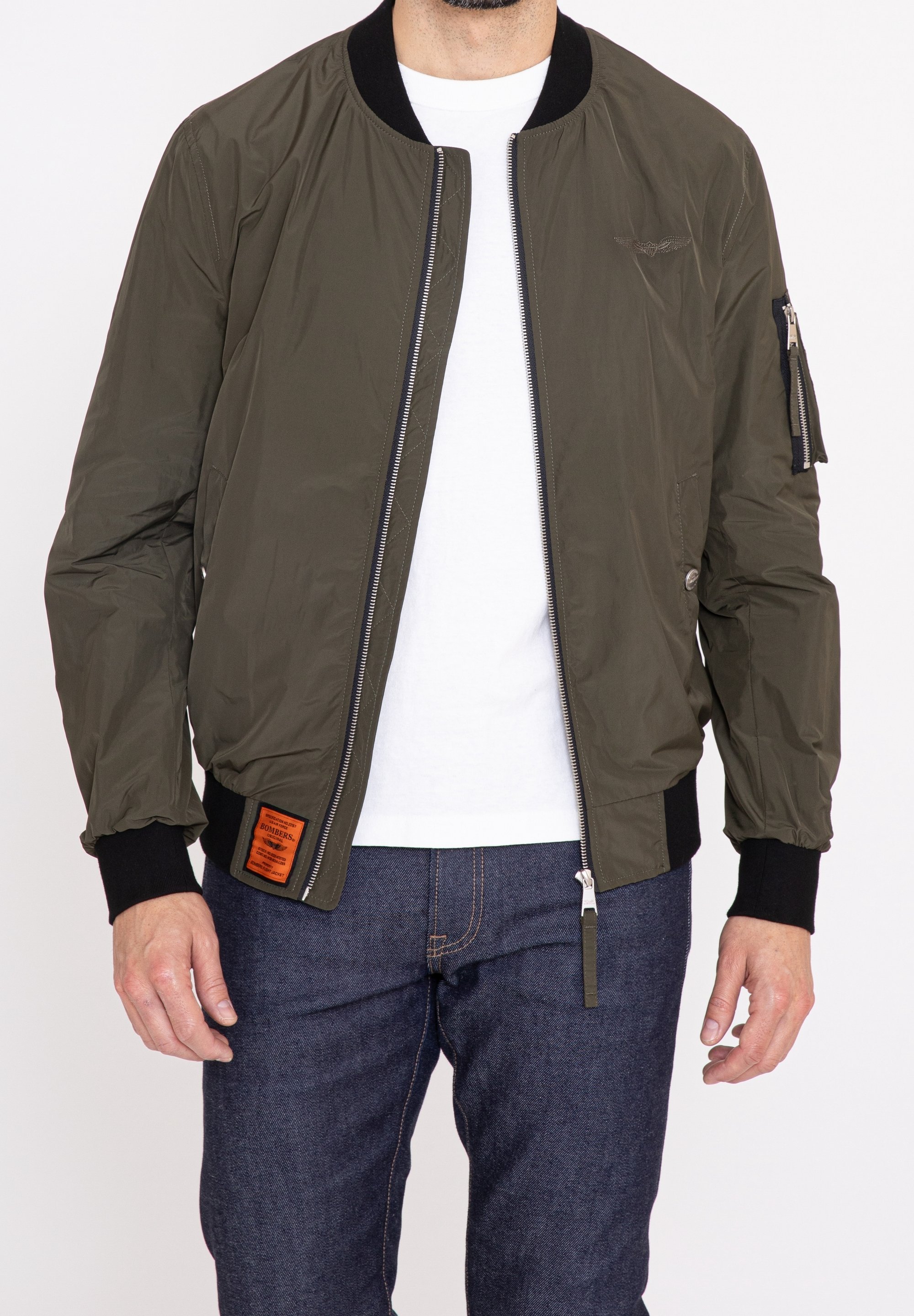 Bombers - blouson aviateur kaki