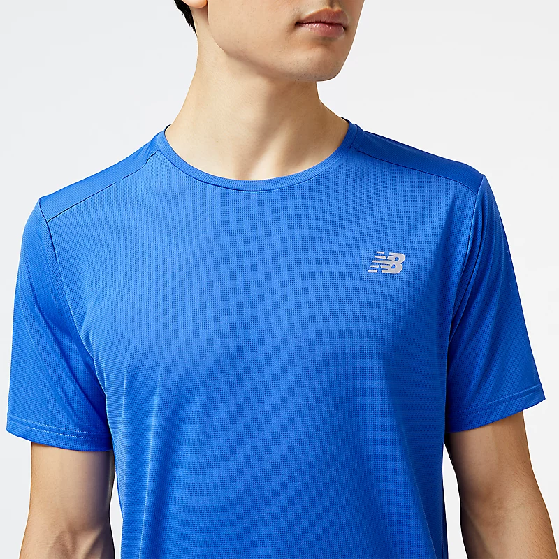 Tricou bărbătesc cu mânecă scurtă Accelerate – ALBASTRU MARIN