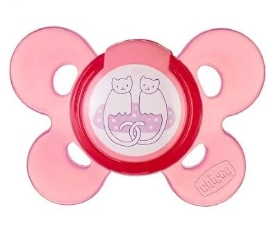 Chupeta de silicone Chicco Air Girl, tamanho 6-16 meses, 2 peças, acessórios para recém-nascidos.