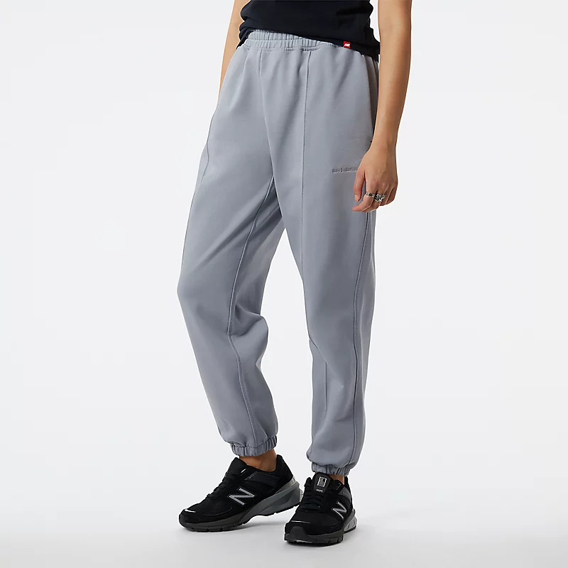 Pantaloni de trening din țesătură French Terry Nature State pentru femei – STEEL