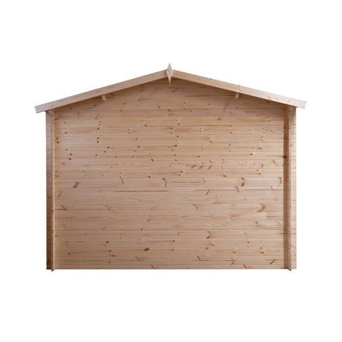 Holzgarage, 28 mm dick, Nutzfläche 17,42 m², INT013