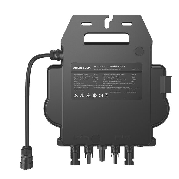 Bifaziales Balkonkraftwerk 900W / 800W inkl. Speicherbatterie ohne Halterung