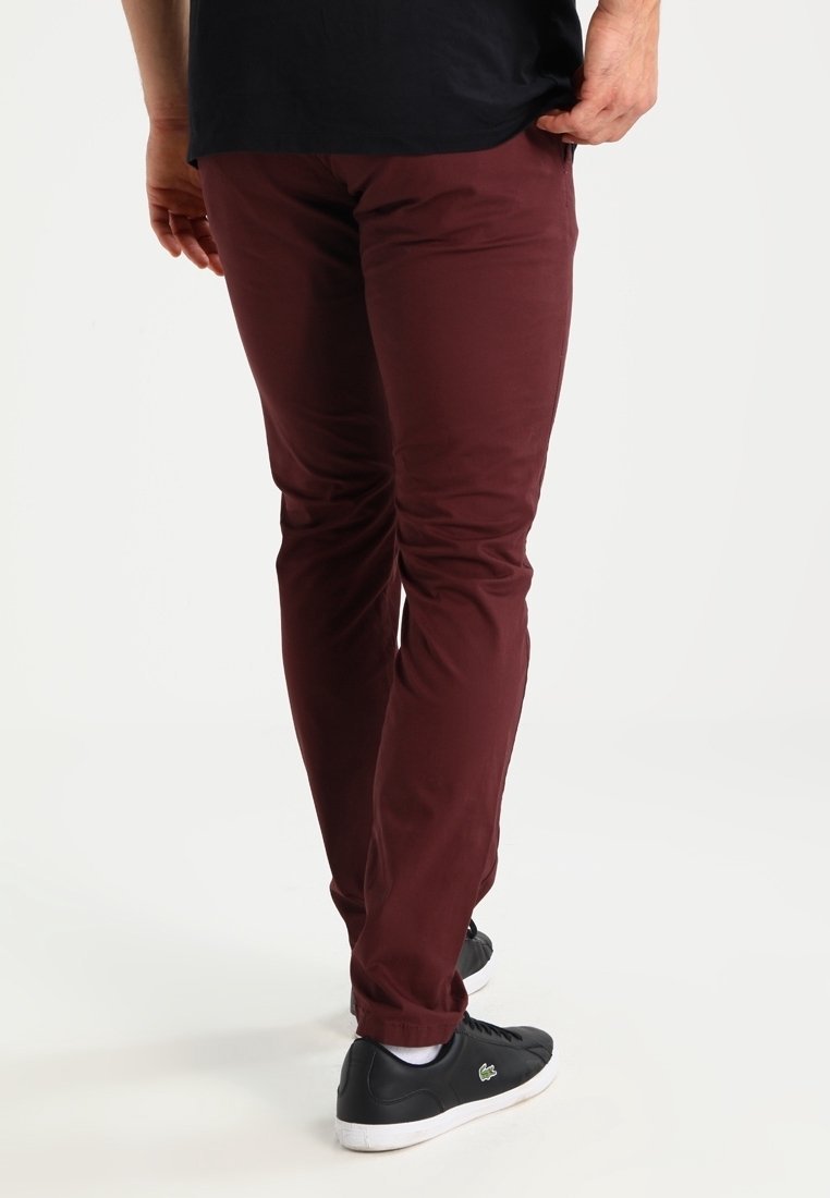 Chinos pour homme sélectionnés - bordeaux