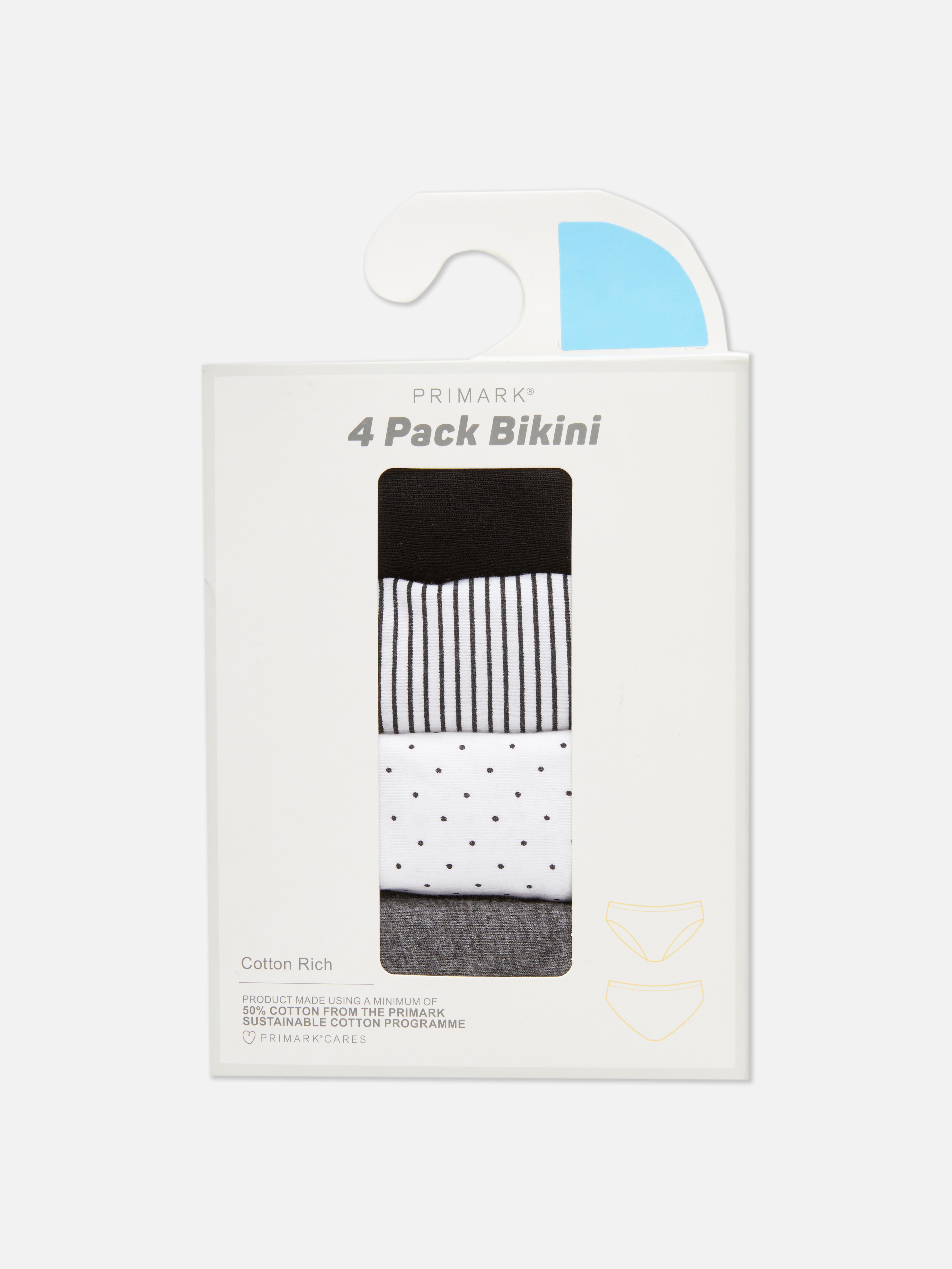 Ton sur ton bikinislips, set van 4 Deze chique slips in bikinistijl zijn zo comfortabel dat je ze elke dag wilt dragen