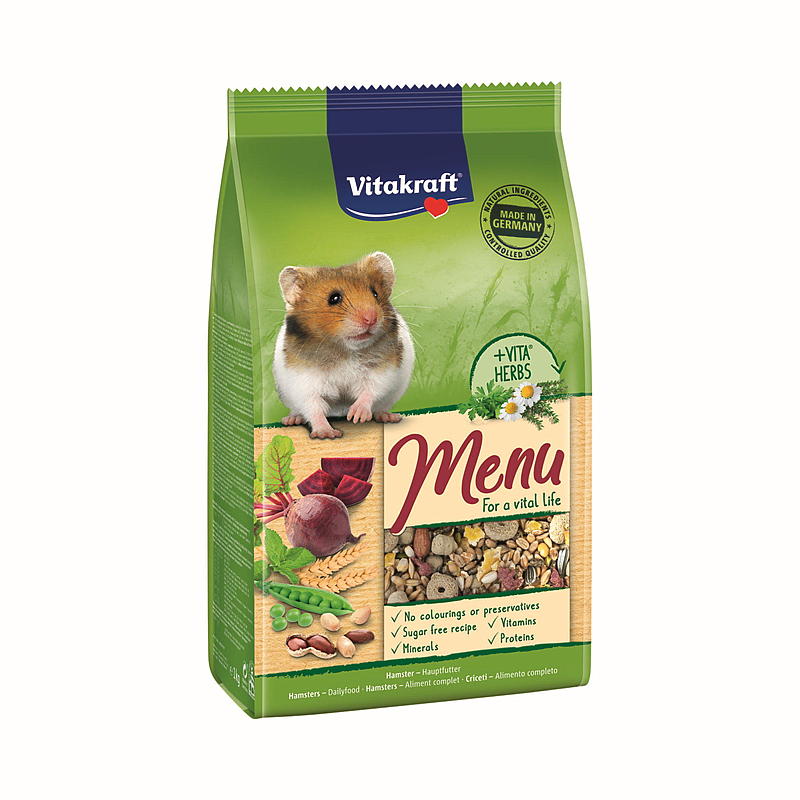 Vitakraft Hamsterfôr til 1 kg, Menu Vital
