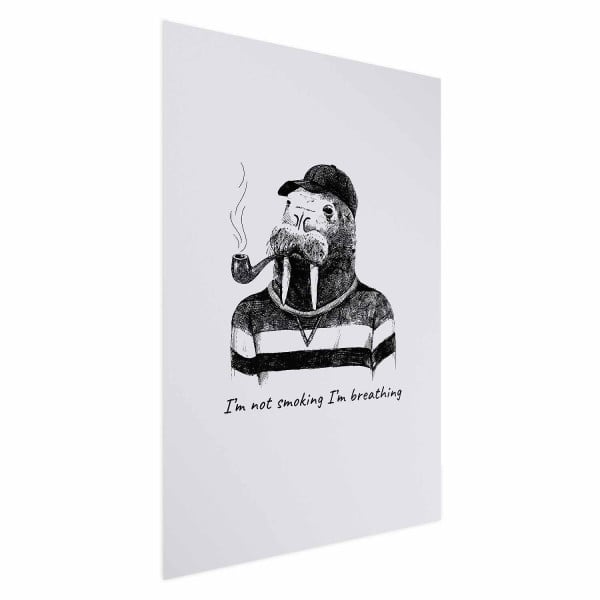 Plakat Smoking 21x30 cm