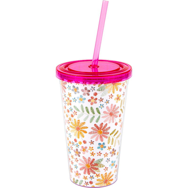 Gobelet isotherme 550 ml en plastique pour l'été