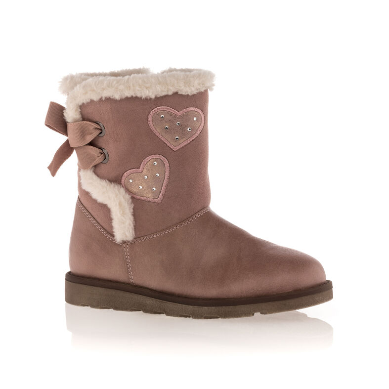 Botas rosas para niña
