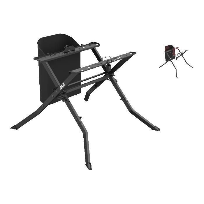 Soporte para sierra de mesa - SKIL - Asiento de 80 cm - Carga máxima de 200 kg - Bolsa para polvo de 20 L - Altura ajustable - 1301 AA