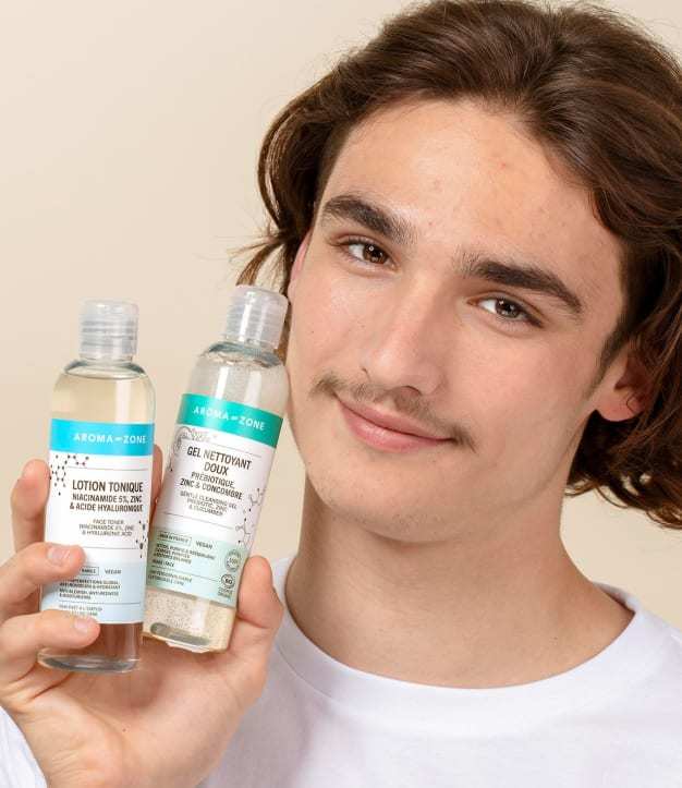 Jemný prebiotický čisticí gel, zinek a okurka