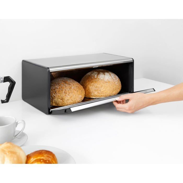 Panera - BRABANTIA - Tapa abatible - Diseño ecológico - Gran capacidad - Ahorra espacio