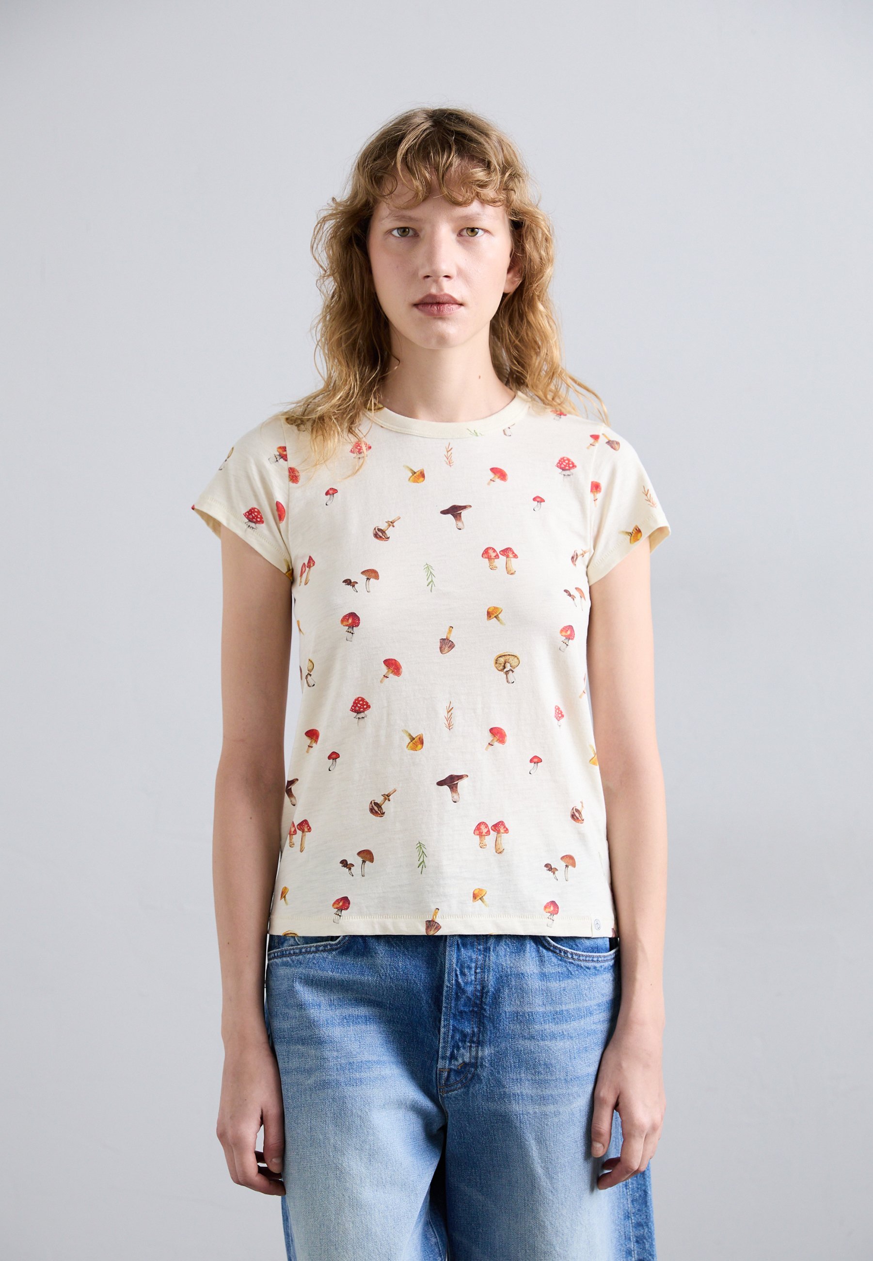 T-shirt rag & bone à motif champignons - Blanc