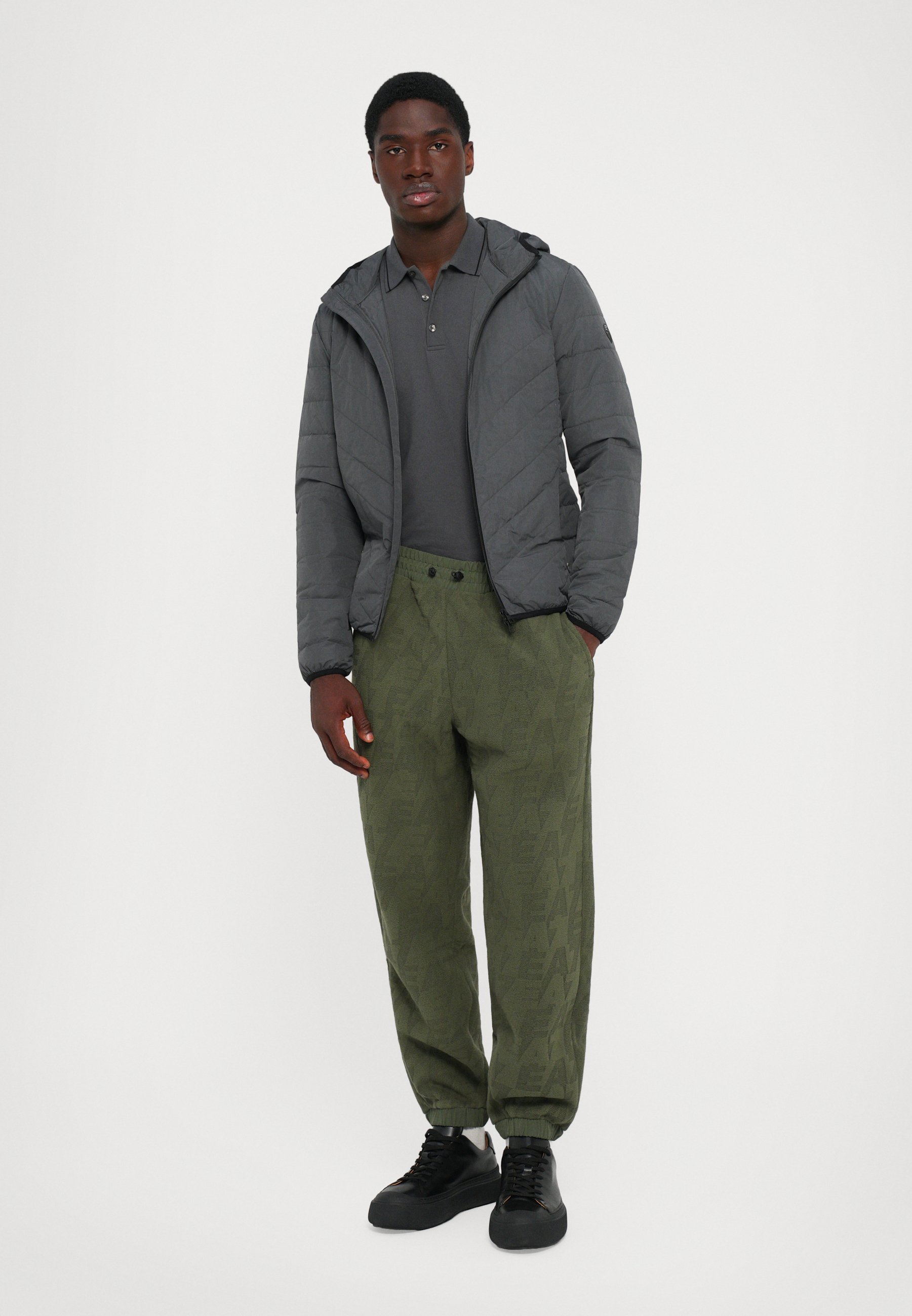 EA7 Emporio Armani TRAIN PREMIUM JACKET - Untuvatakki - asphalt