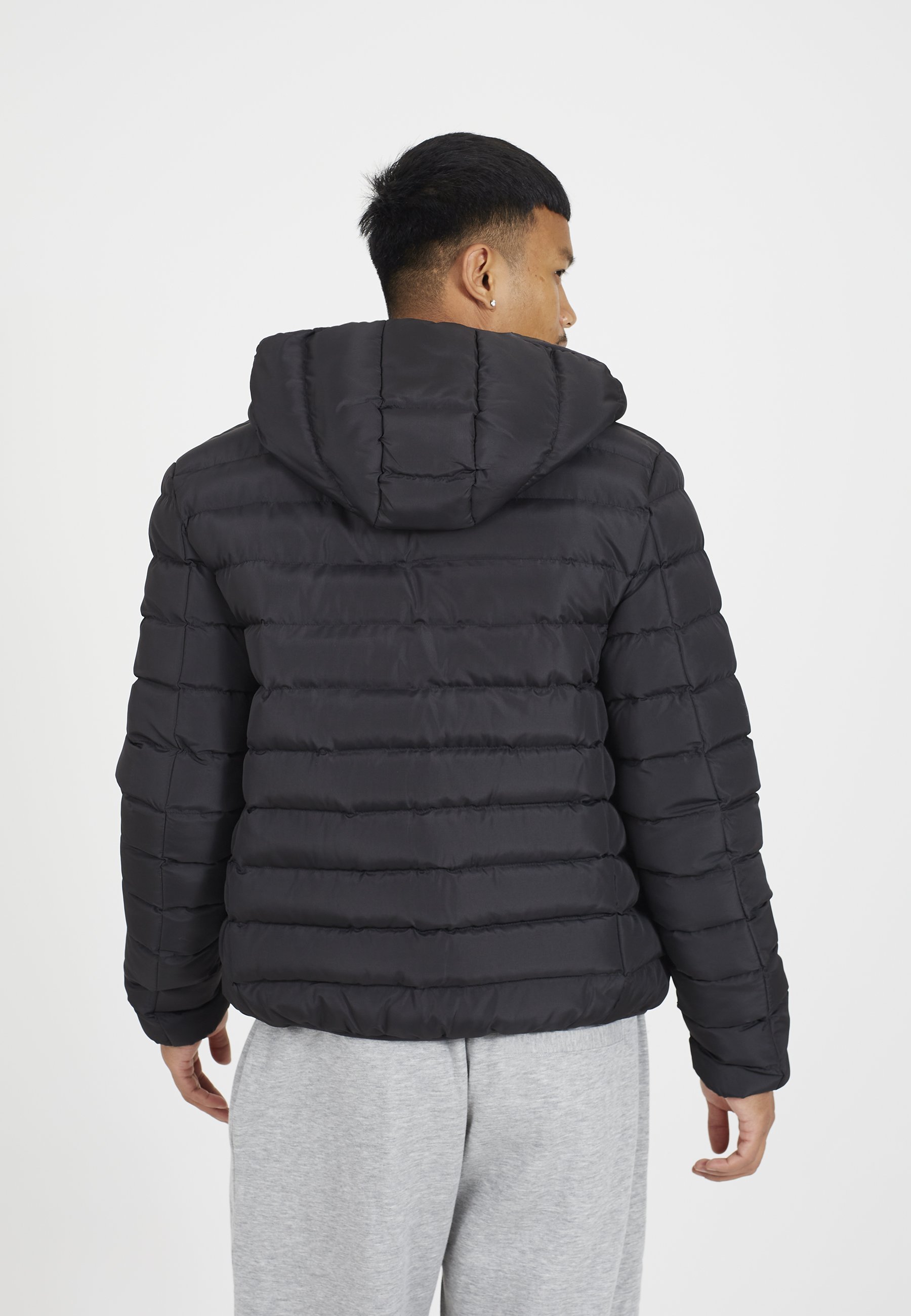 Brave Soul GRANTPLAIN TRANSITIONAL JACKET SLIM FIT - Winterjas - zwart