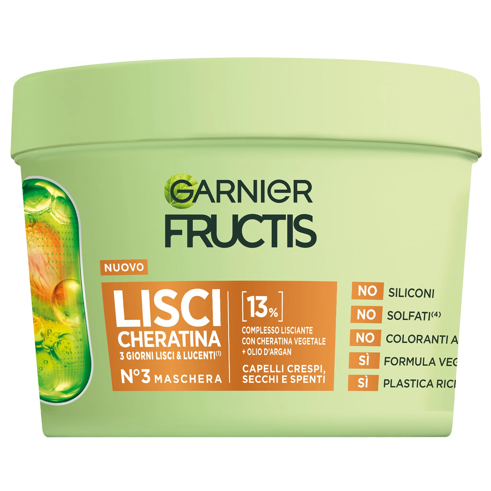 Fructis Fructis Lisci Cheratina Maschera - Maschera Lisciante Capelli