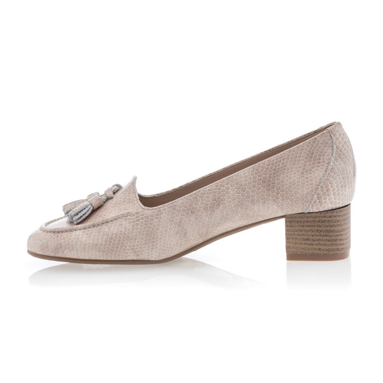 Beige Damen-Loafer/Bootsschuhe