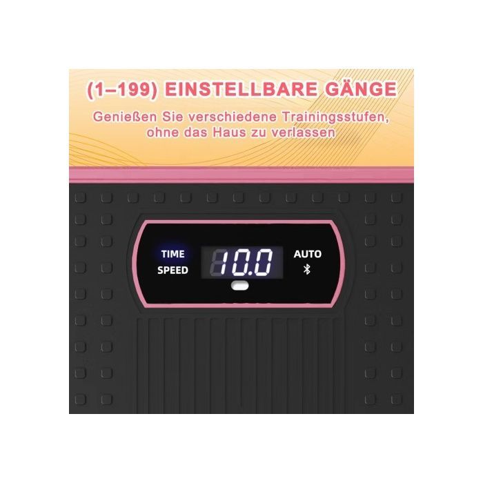 Plateforme Vibrante - BLOSSOM - Modèle avec Télécommande - 5 Programmes - 120 Niveaux - Bluetooth Intégré