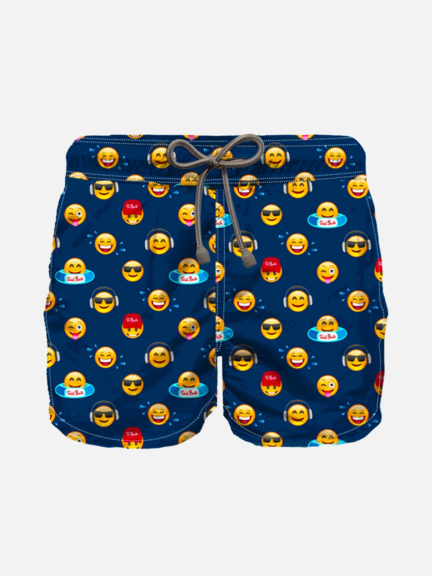 Zwempak voor jongens met emoji-print