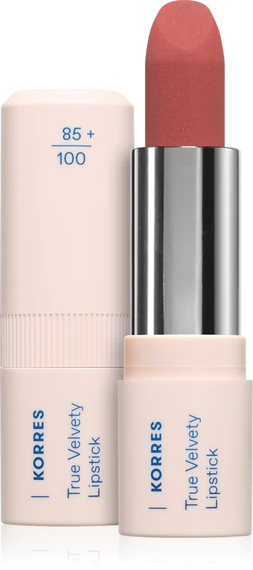Krémový rúž Korres True Velvety Lipstick so saténovým finišom