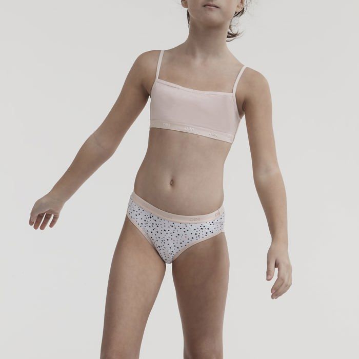 Braguitas Dim - 093G6 - Braguitas de algodón suave para niñas x6