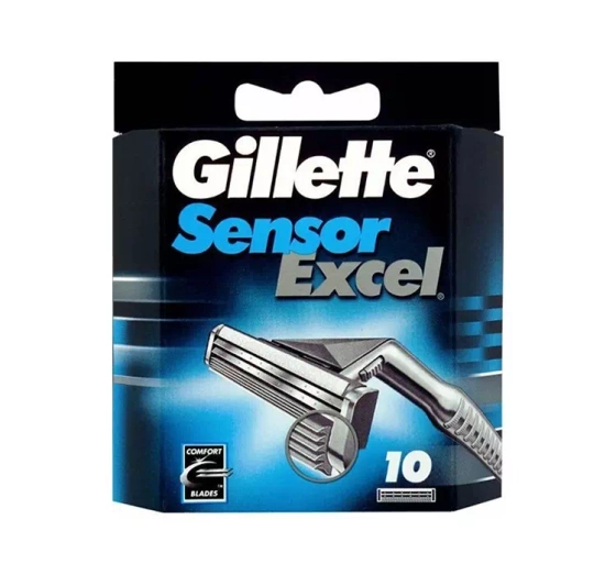 Gillette Sensor Excel wkłady do maszynki do golenia dla mężczyzn 10 sztuk