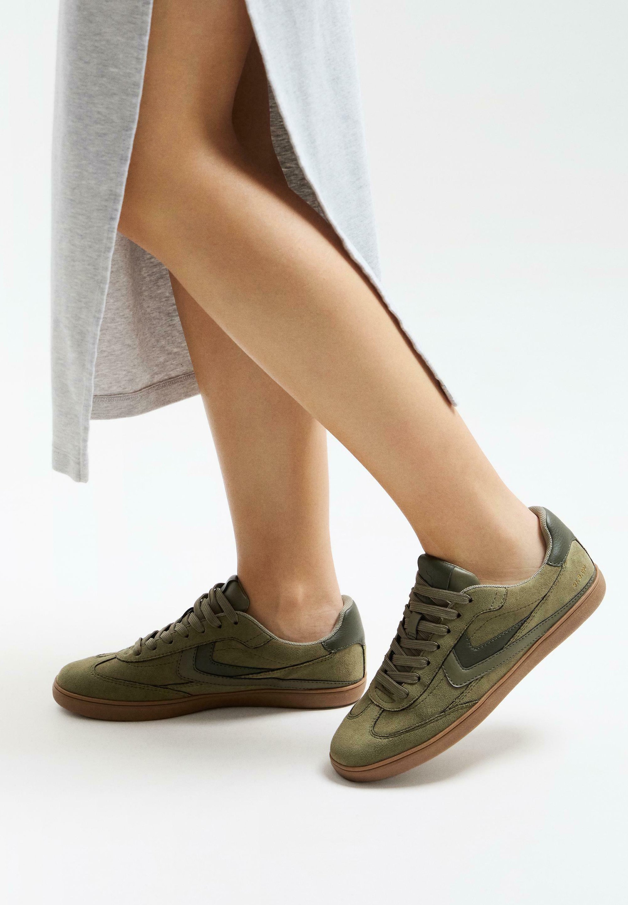Bershka Sneaker - Khaki