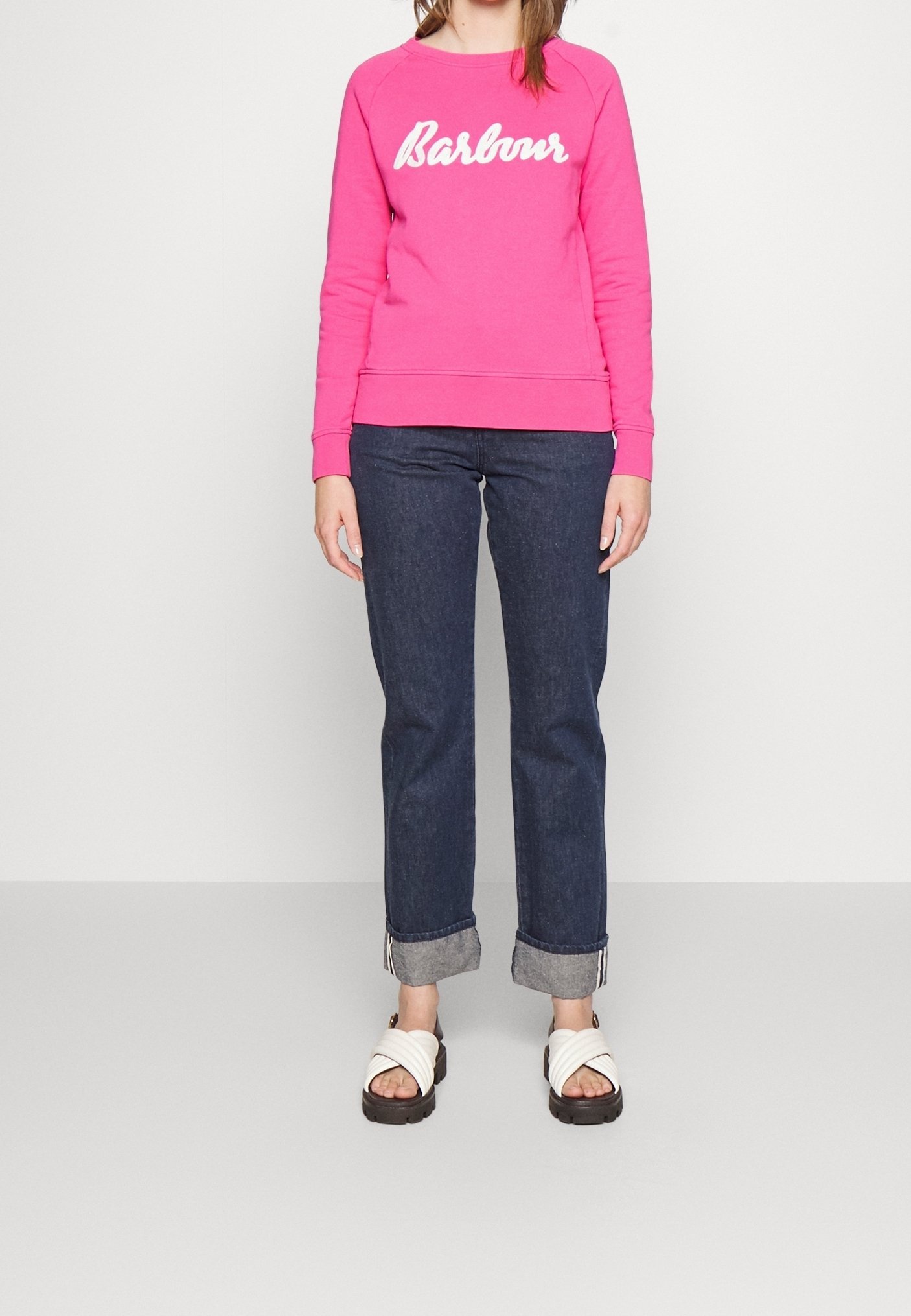 Barbour-sweatshirt - roze