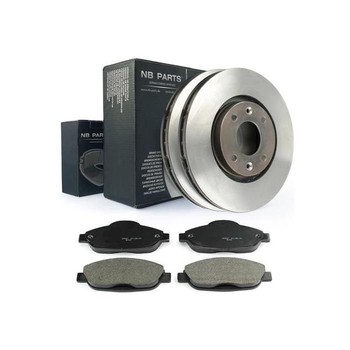 Disques de Frein + Plaquettes Avant Ventilé 283mm pour Peugeot 3008 308 Cc Sw I
