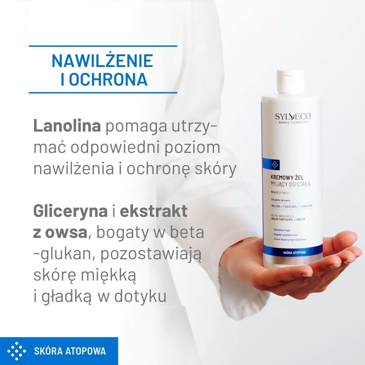Sylveco Dermo Kremowy żel myjący do ciała