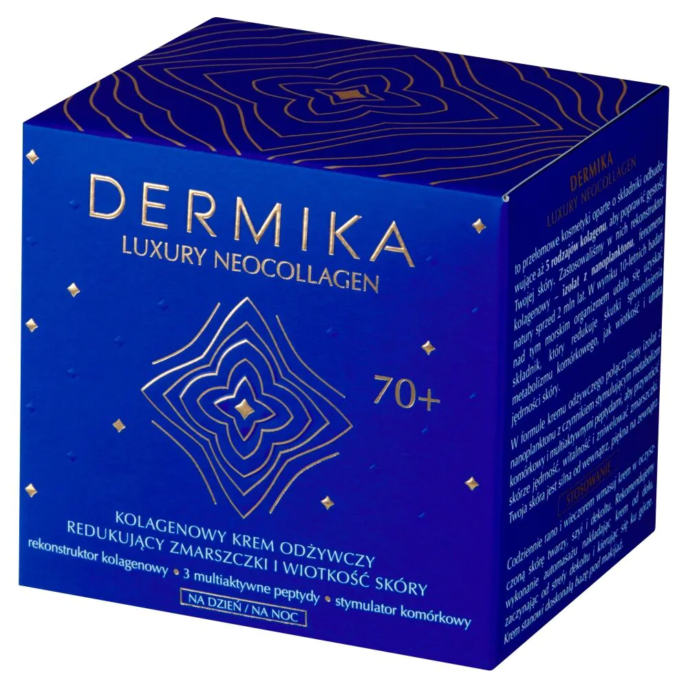 Dermika Luxury Neocollagen Kolagenowy krem odżywczy 70+ na dzień i na noc