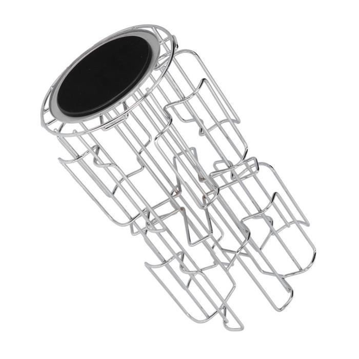 Support de capsule de café rotatif à 360° - AKOZON - Gris - Compatible Tassimo - 64 dosettes