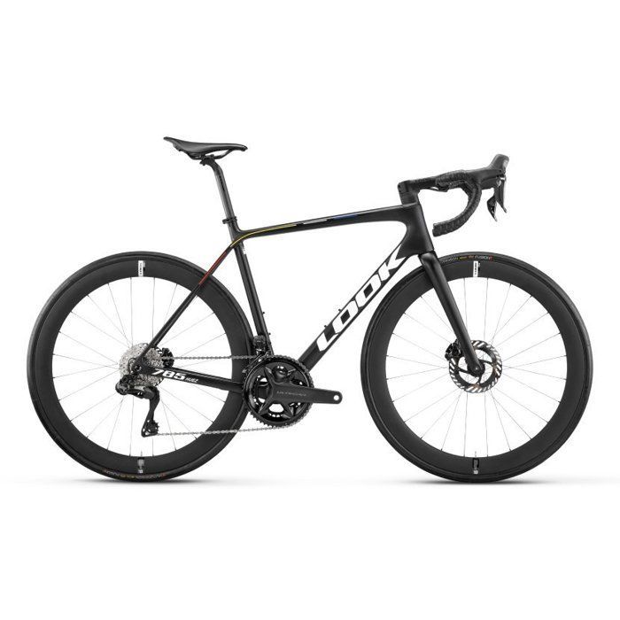 Vélo Look 785 Huez 2 Pro Team Di2 Europe R50D Shimano Ultegra Di2 R8150 12v - Noir - L / 178-187 cm