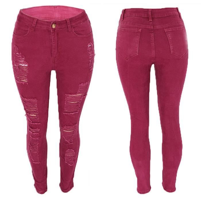 Skinny Jeans - FUNMOON - Flerfarget - Plus Size - Slim Fit - Dame