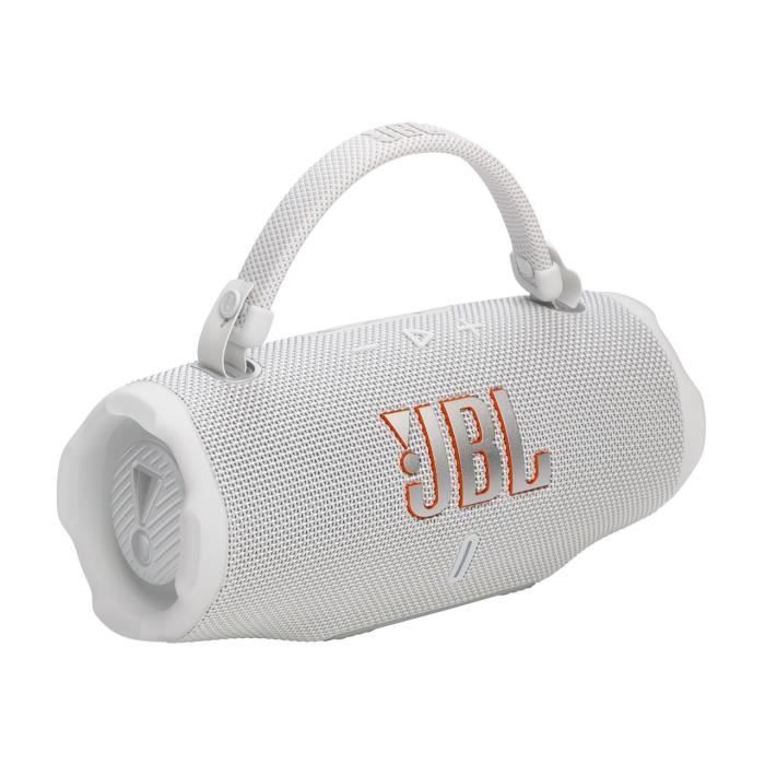 Altavoz Bluetooth portátil JBL Charge 6 - Blanco - Resistente al agua y a las caídas