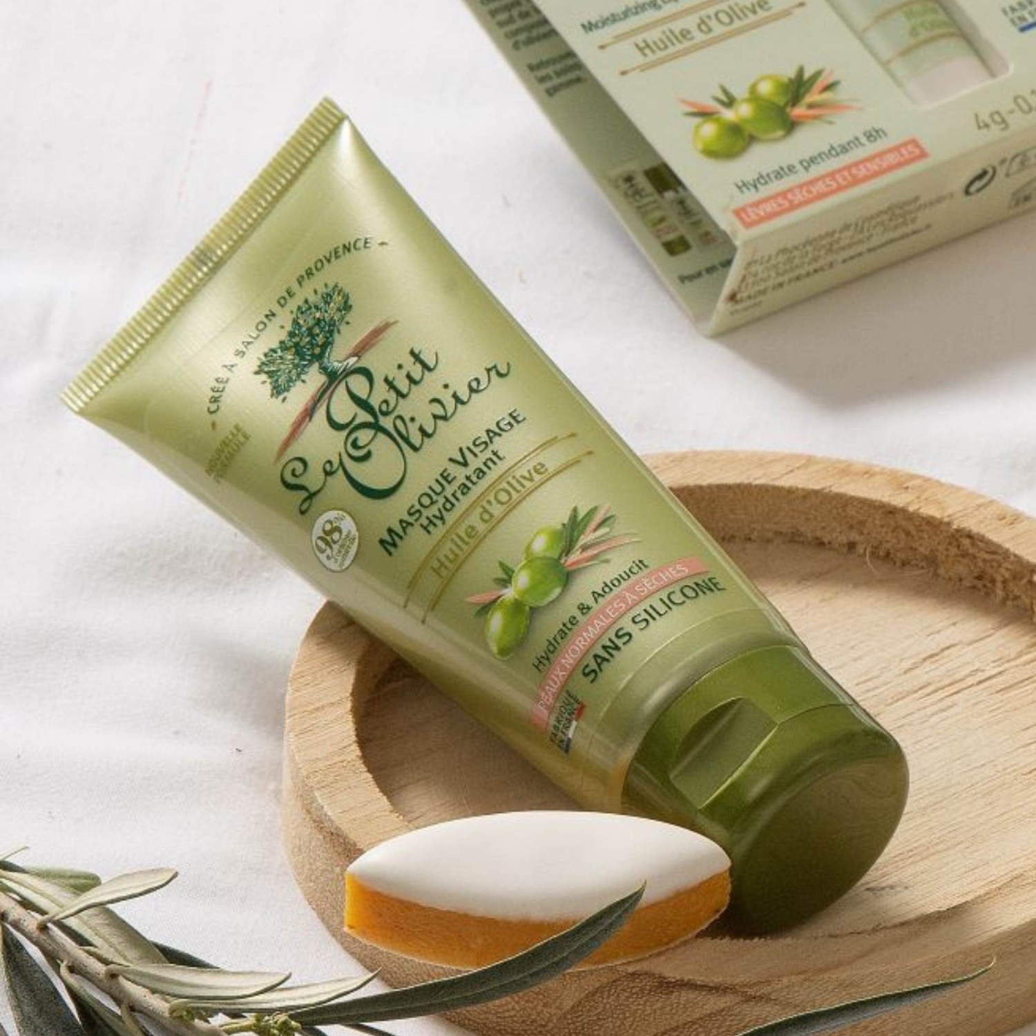 Le Petit Olivier Masque Visage Hydratant Huile d'Olive