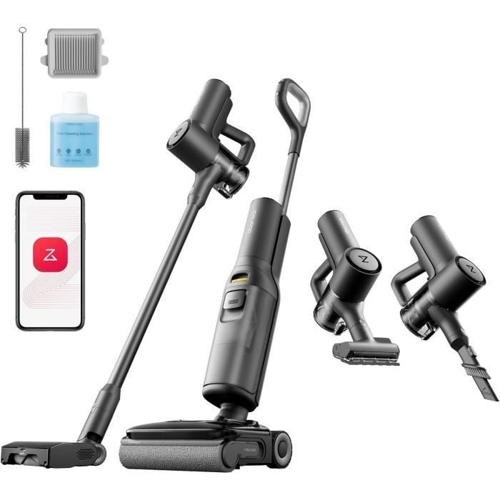 ROBOROCK F25 ACE COMBO - 5-in-1 Cordless Vacuum and Mop - 20 kPa Suction Power - 90°C Hot Mop - Automatic Self-Cleaning