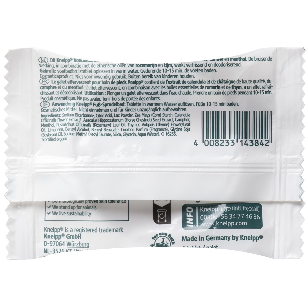 Kneipp Fußbad-Tablette für die Braut - 80 g