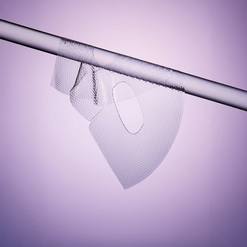 Máscara de hidrogel Dr. Jart+ Hydro Firming Mask com efeito fortalecedor.