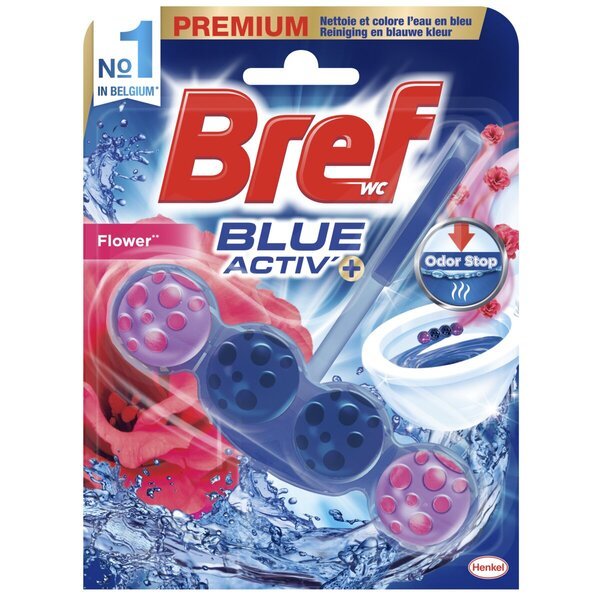 Bref Blue Activ'+ Flower тоалет блок 50 г