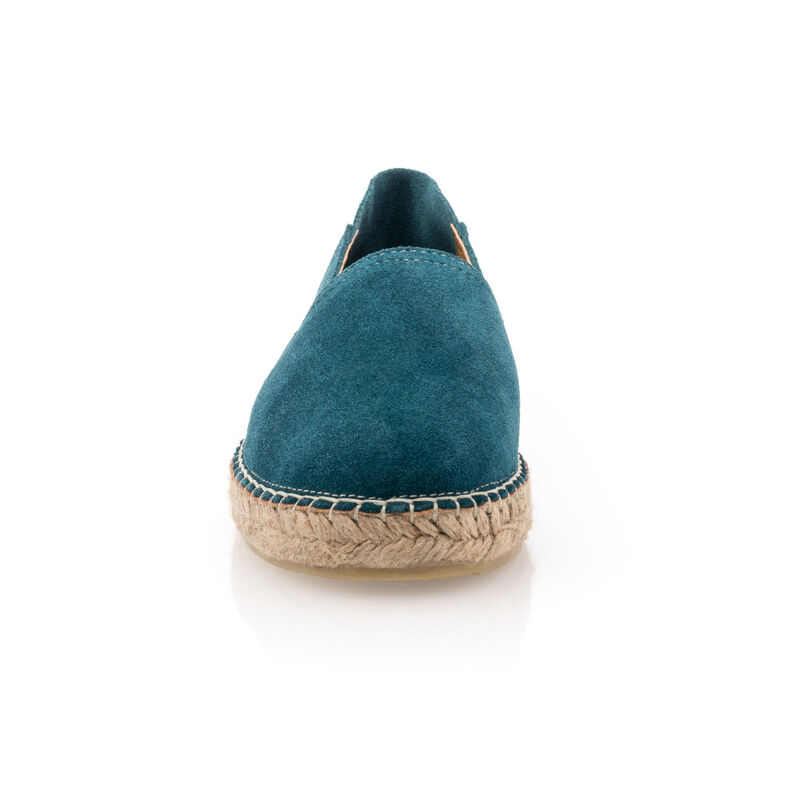 Grüne Damen-Loafer/Bootsschuhe