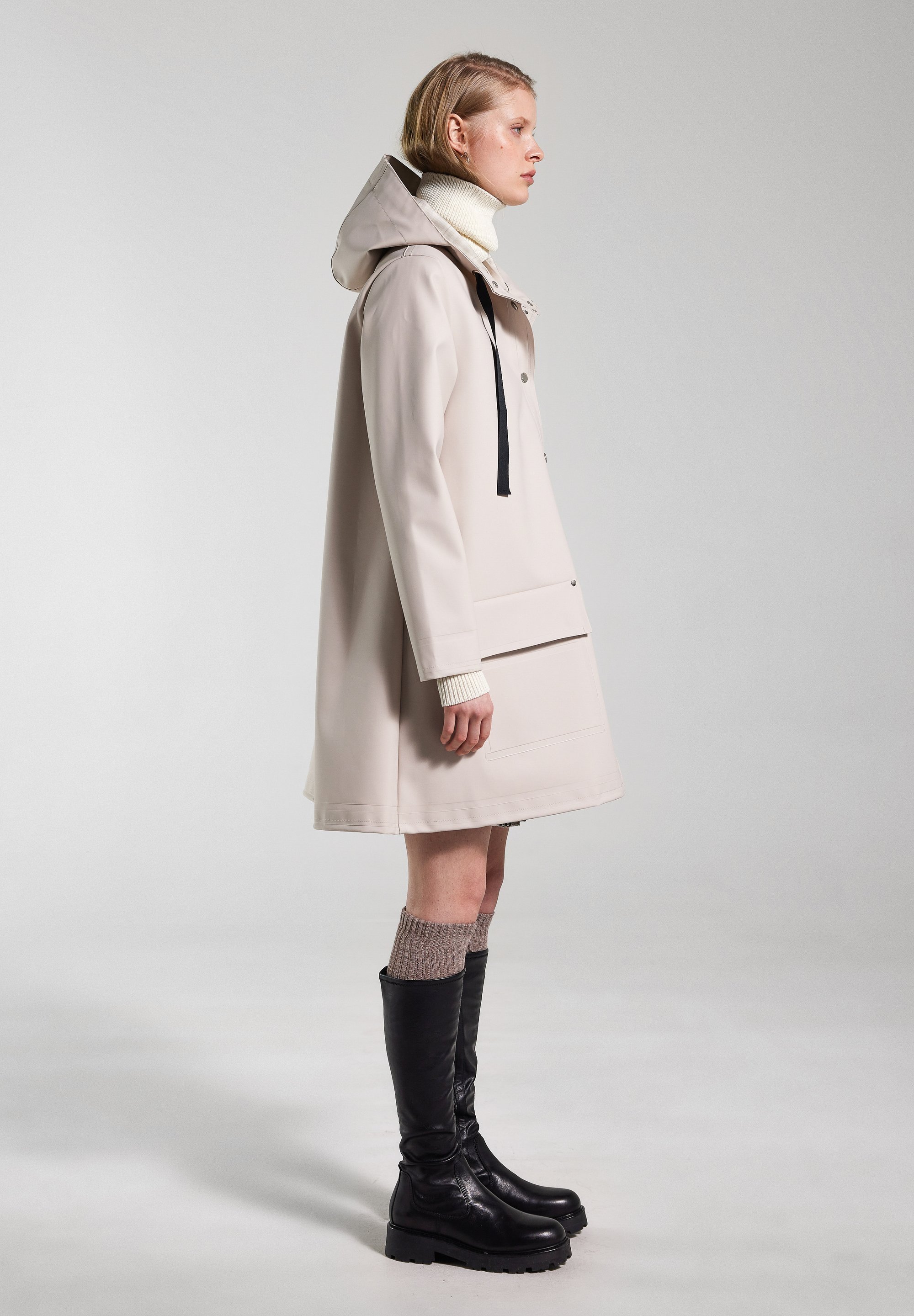 Stutterheim STUTTERHEIM X LYLE & SCOTT JACKET - Outdoorjas - licht zand