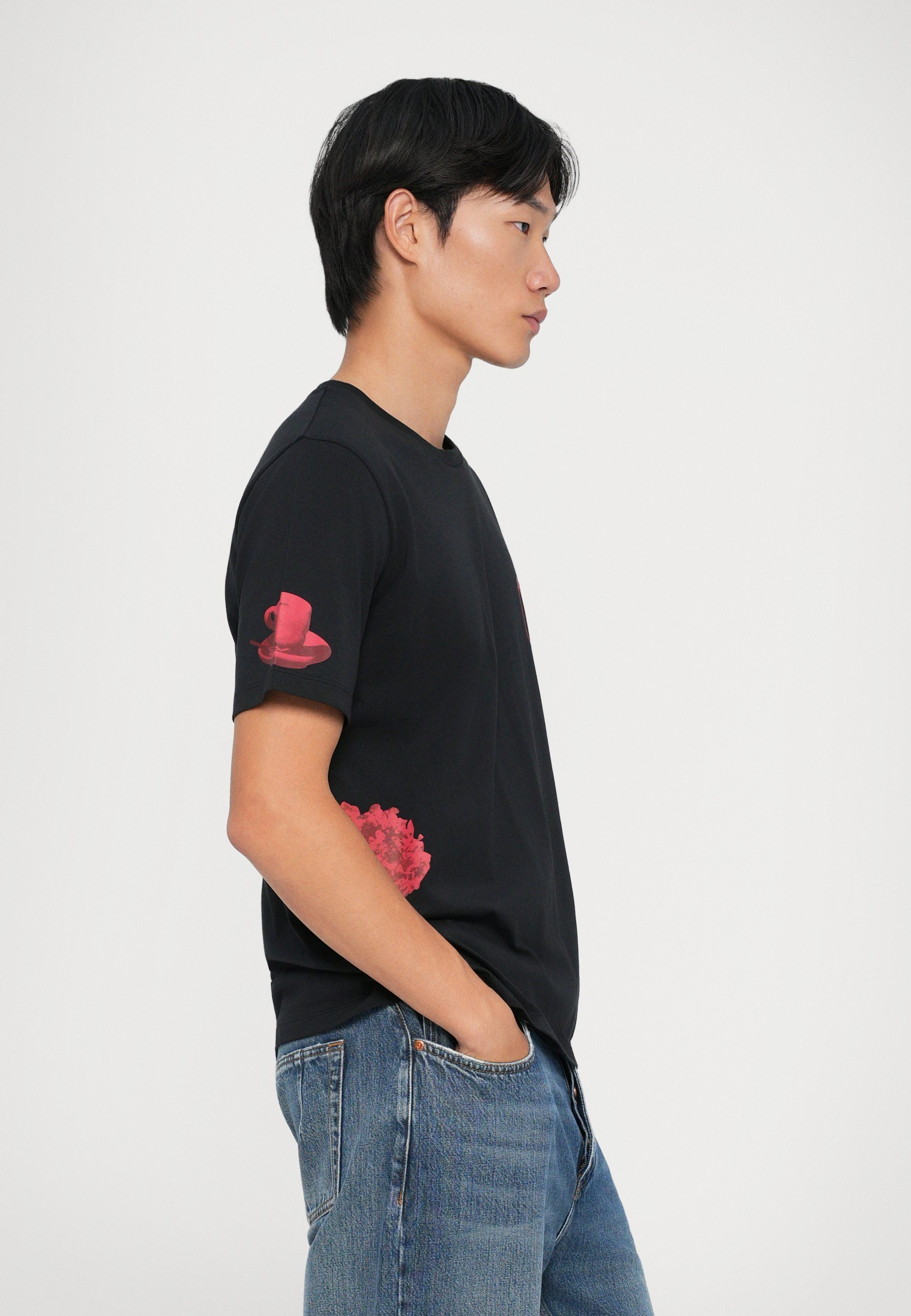 Bally Print T-shirt - zwart