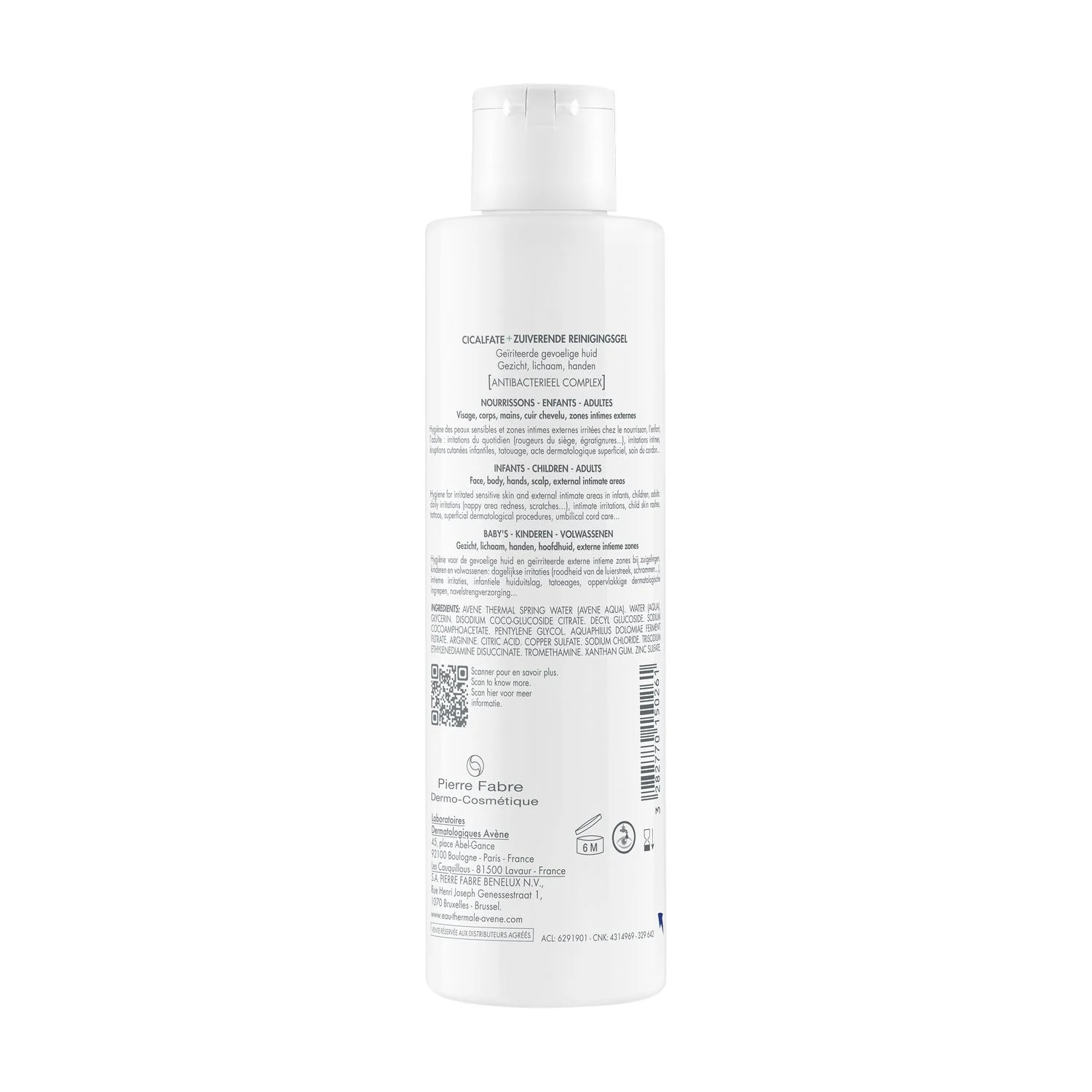 Cicalfate+ CICALFATE+ Gel Detergente Purificante - Gel detergente viso, Bagno e Doccia