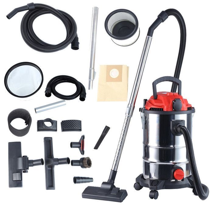 Aspiradora industrial Camry CR 7045 con toma para herramientas - 3400 W - Depósito de 25 litros - Potencia de succión de 20 kPa
